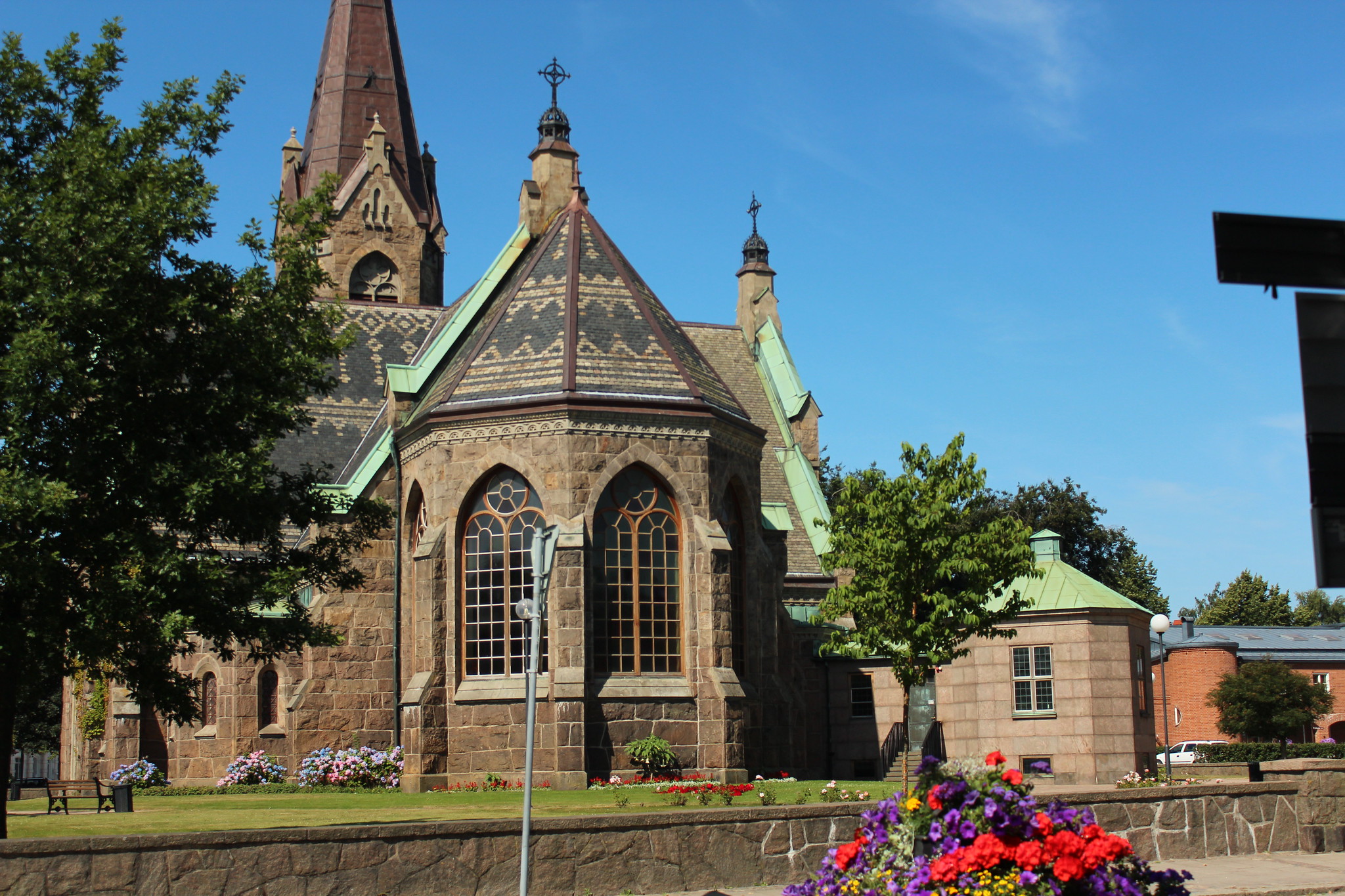 Foto på Falkenbergs kyrka